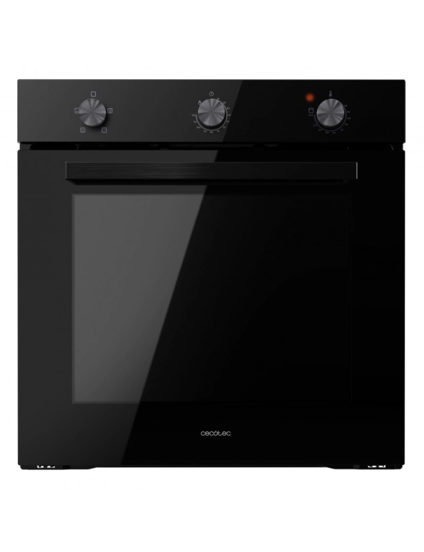 Cecotec - Cecotec Forno de encastrar Bolero Hexa C136000 Glass Black Time A 77 l de capacidade, 4 funções, 2800 W.