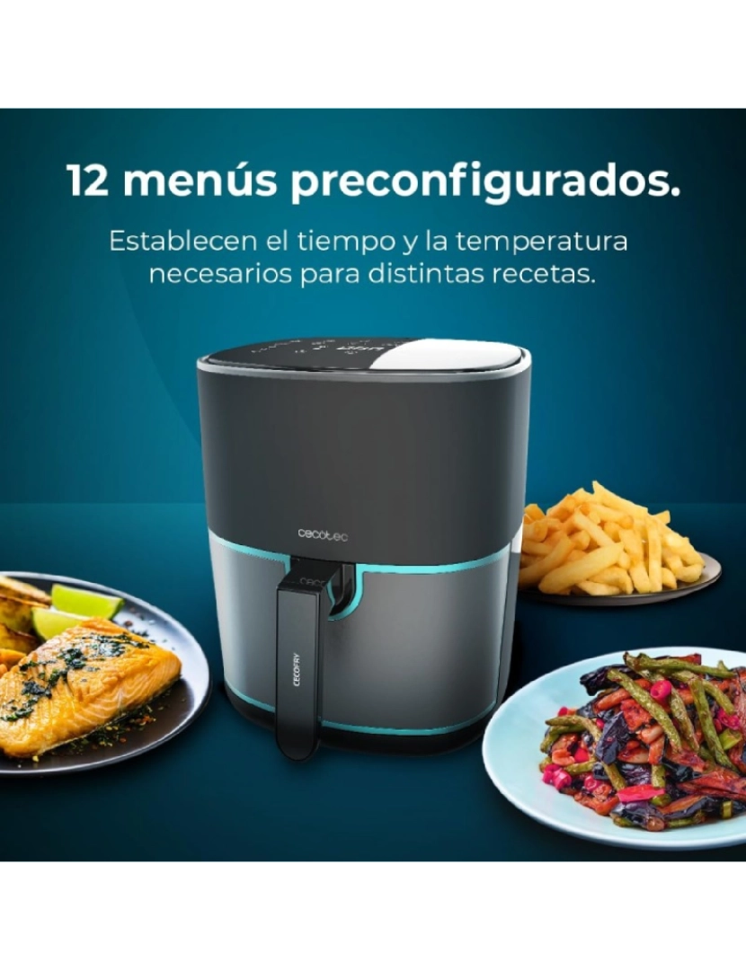 imagem de Cecotec Fritadeira dietética digital de 1700 W, 6,5 l de capacidade e acabamentos em aço inoxidável.4