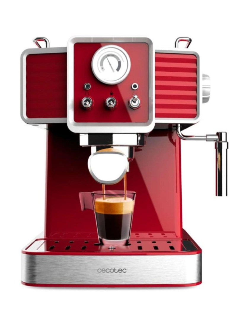 imagem de Cecotec Máquina de café para café espresso e cappuccino com 20 bares, manómetro e vaporizador orientável.1