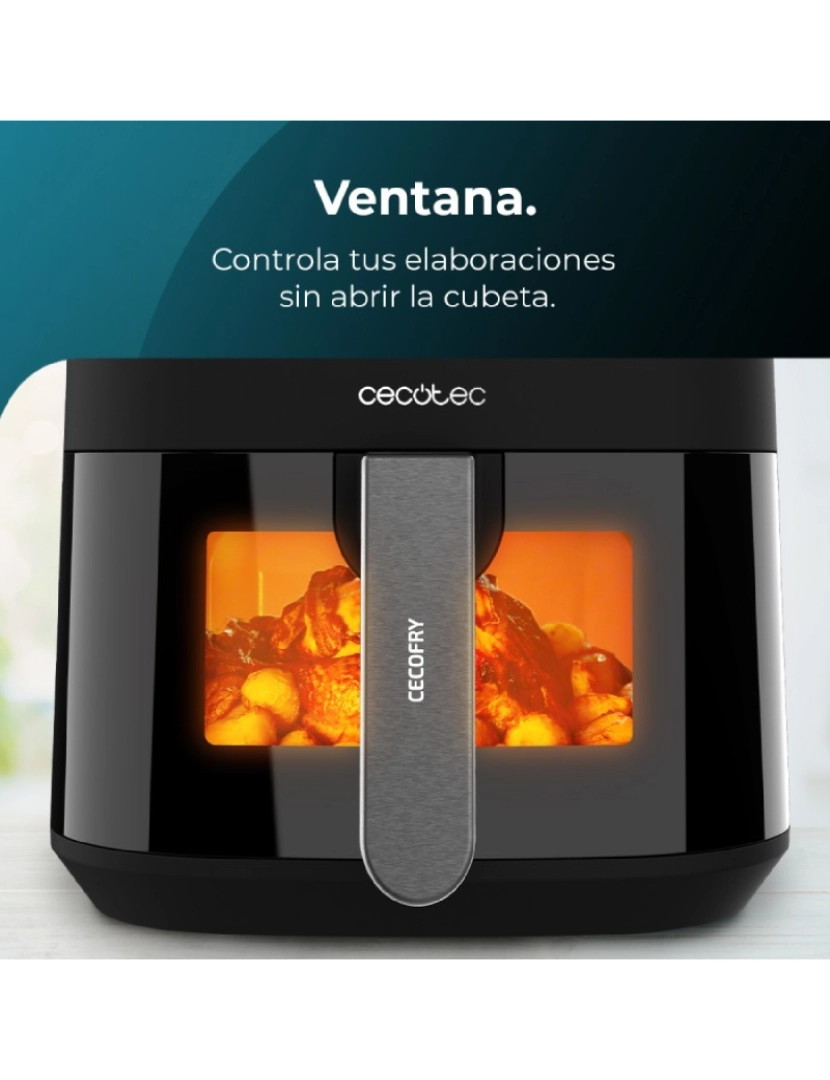 imagem de Cecotec Fritadeira dietética digital de 1400 W, 4 l de capacidade e janela de visualização para controlar as suas elaborações.4