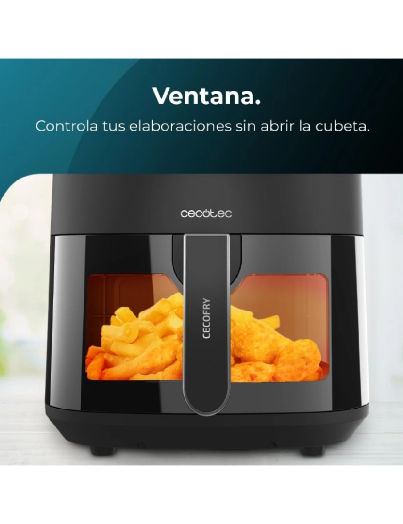 imagem de Cecotec Fritadeira dietética digital de 1500 W, 5,5 l de capacidade e janela de visualização para controlar as suas elaborações.4