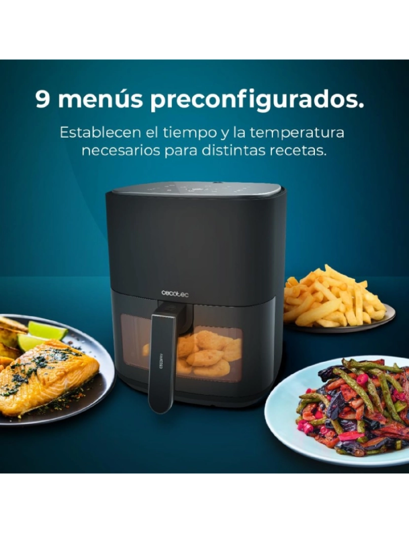 imagem de Cecotec Fritadeira dietética digital de 1500 W, 5,5 l de capacidade e janela de visualização para controlar as suas elaborações.5