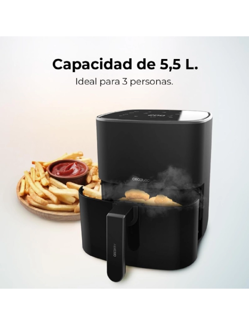 imagem de Cecotec Fritadeira dietética digital de 1500 W com 5,5 l de capacidade.3