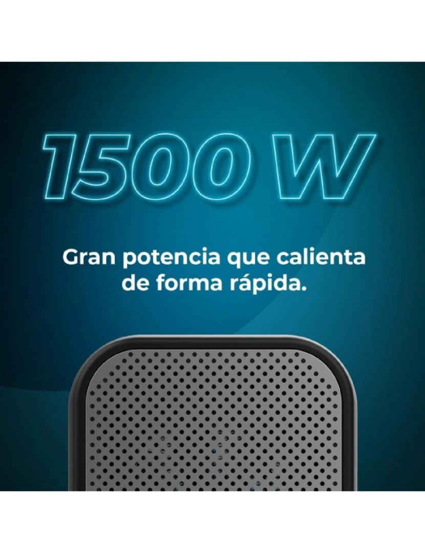 imagem de Cecotec Aquecedor cerâmico de mesa com 1500 W, função Oscilação, termóstato ajustável e 3 modos de funcionamento.5