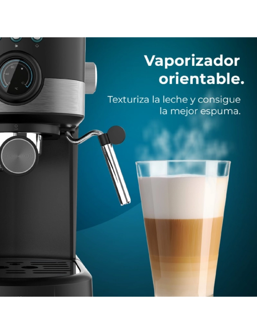 imagem de Cecotec Máquina de café digital com 20 bares e vaporizador orientável.3