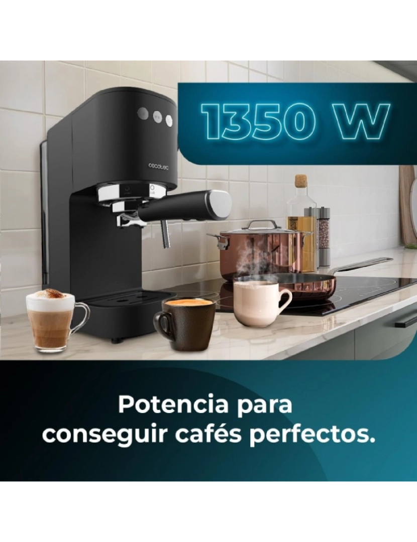 imagem de Cecotec Máquina de café expresso com 20 bares, ThermoBlock e vaporizador.2