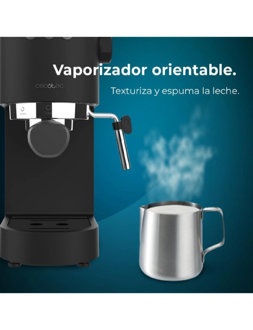 imagem de Cecotec Máquina de café expresso com 20 bares, ThermoBlock e vaporizador.5