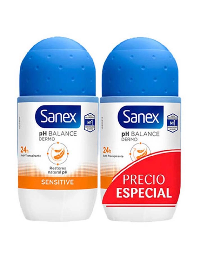 Sanex - Dermo Sensitive Desodorante Roll-On Dúo 2 X 50 Ml