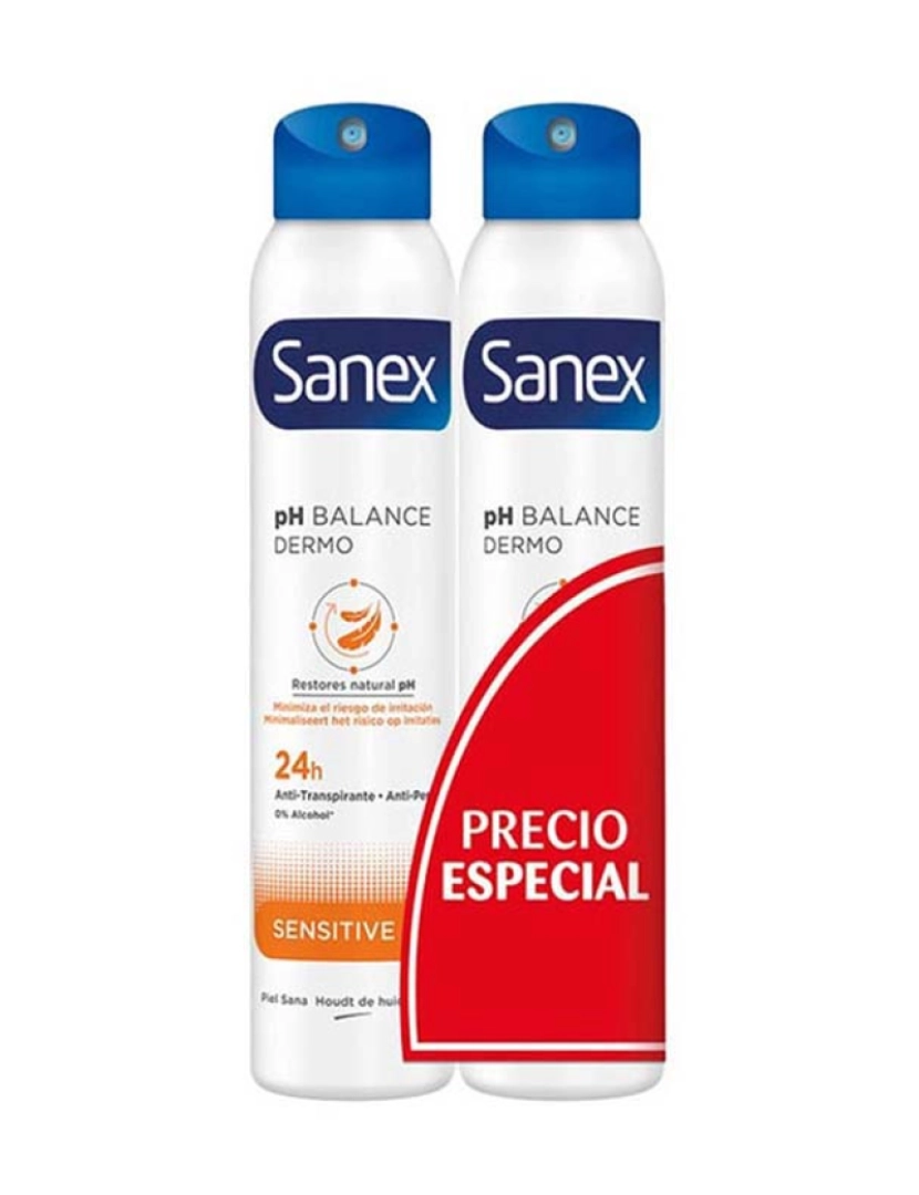 Sanex - Dermo Sensitive Desodorante Vaporizador Dúo 2 X 200 Ml