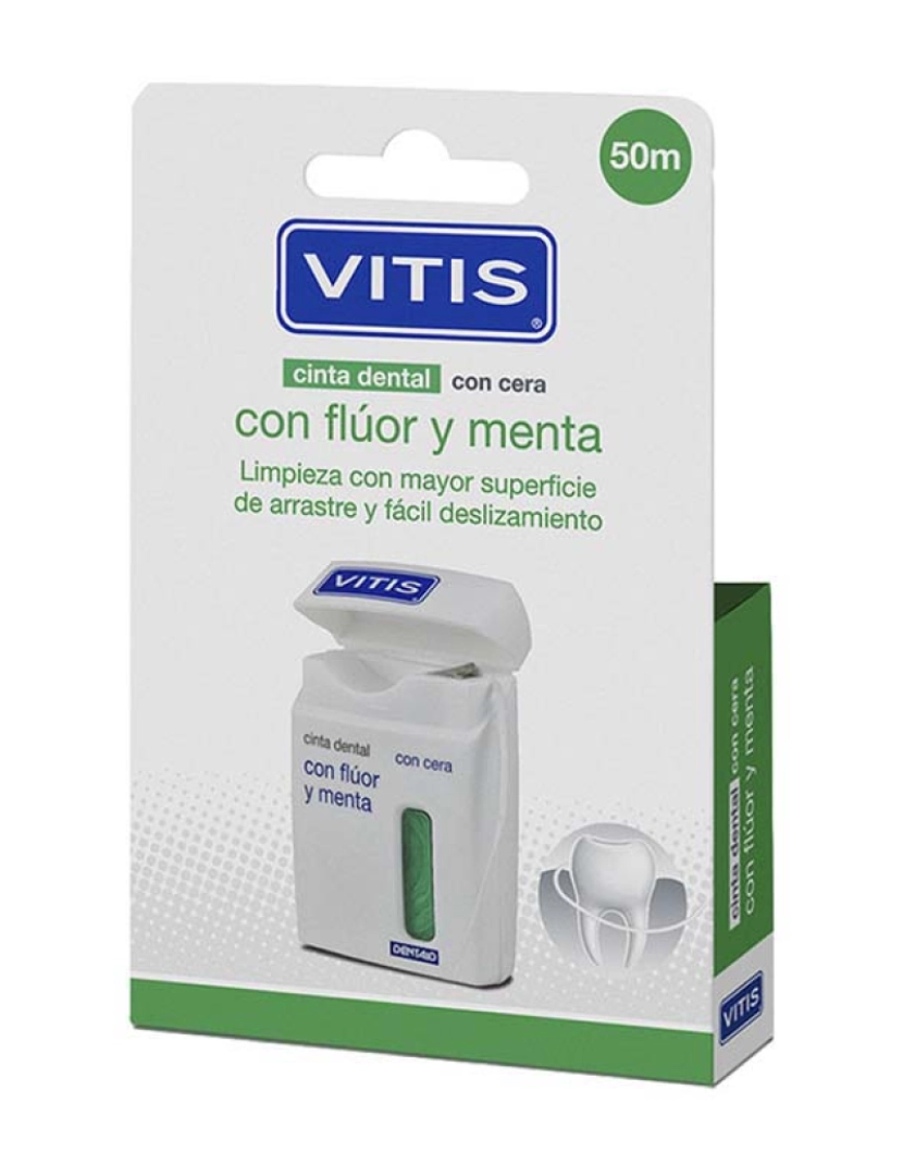 Vitis - Vitis Cinta Dental Con Flúor Y Menta Duo 2 U
