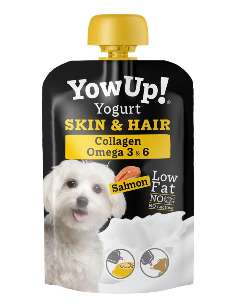 Yowup - Comida húmida YowUp Skin and Hair Salmão 3 Unidades 3 x 115 g