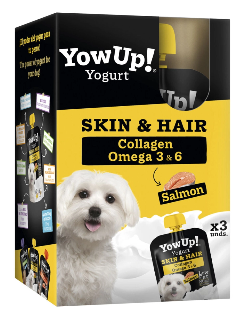 imagem de Comida húmida YowUp Skin and Hair Salmão 3 Unidades 3 x 115 g2