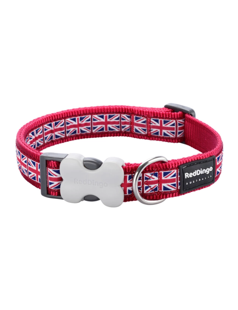 imagem de Coleira para Cães Red Dingo Union Jack 20-32 cm Vermelho2