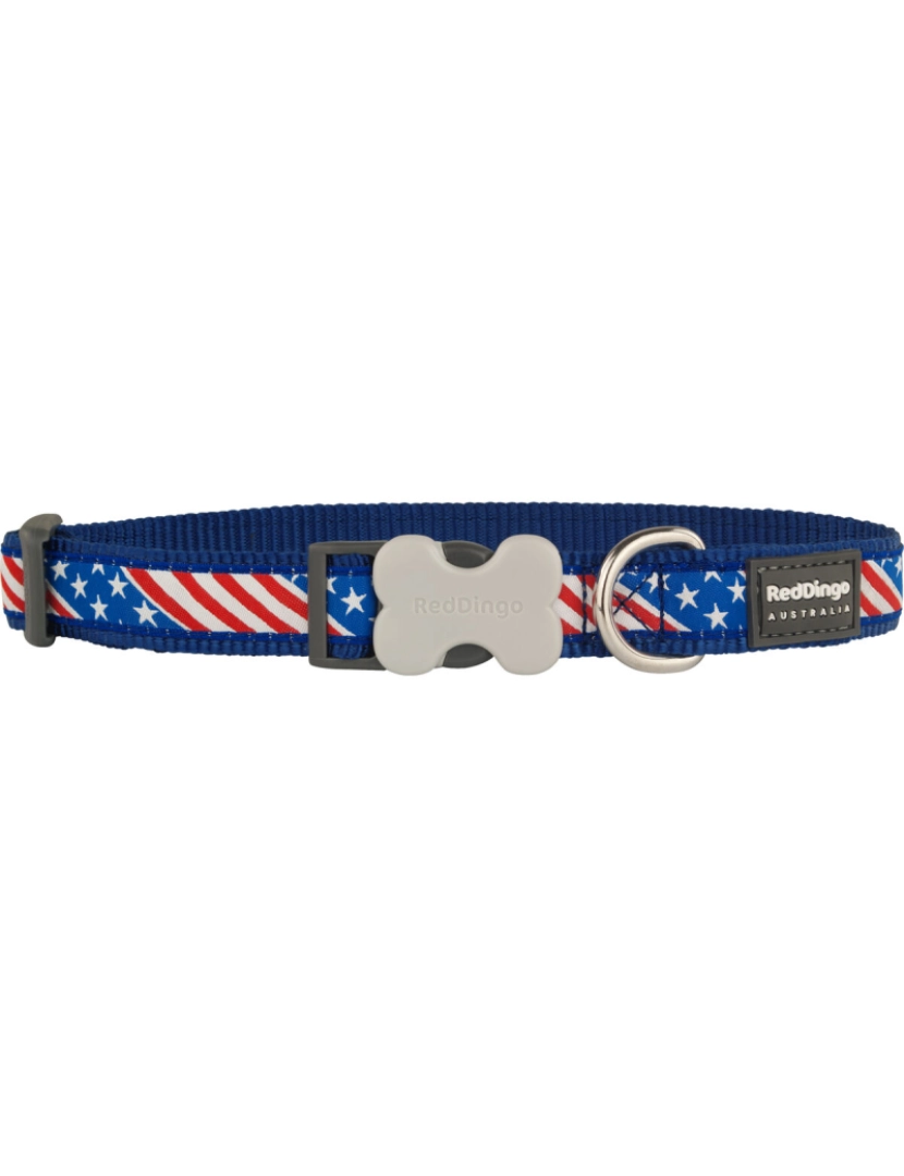 imagem de Coleira para Cães Red Dingo US Flag 20-32 cm Azul2