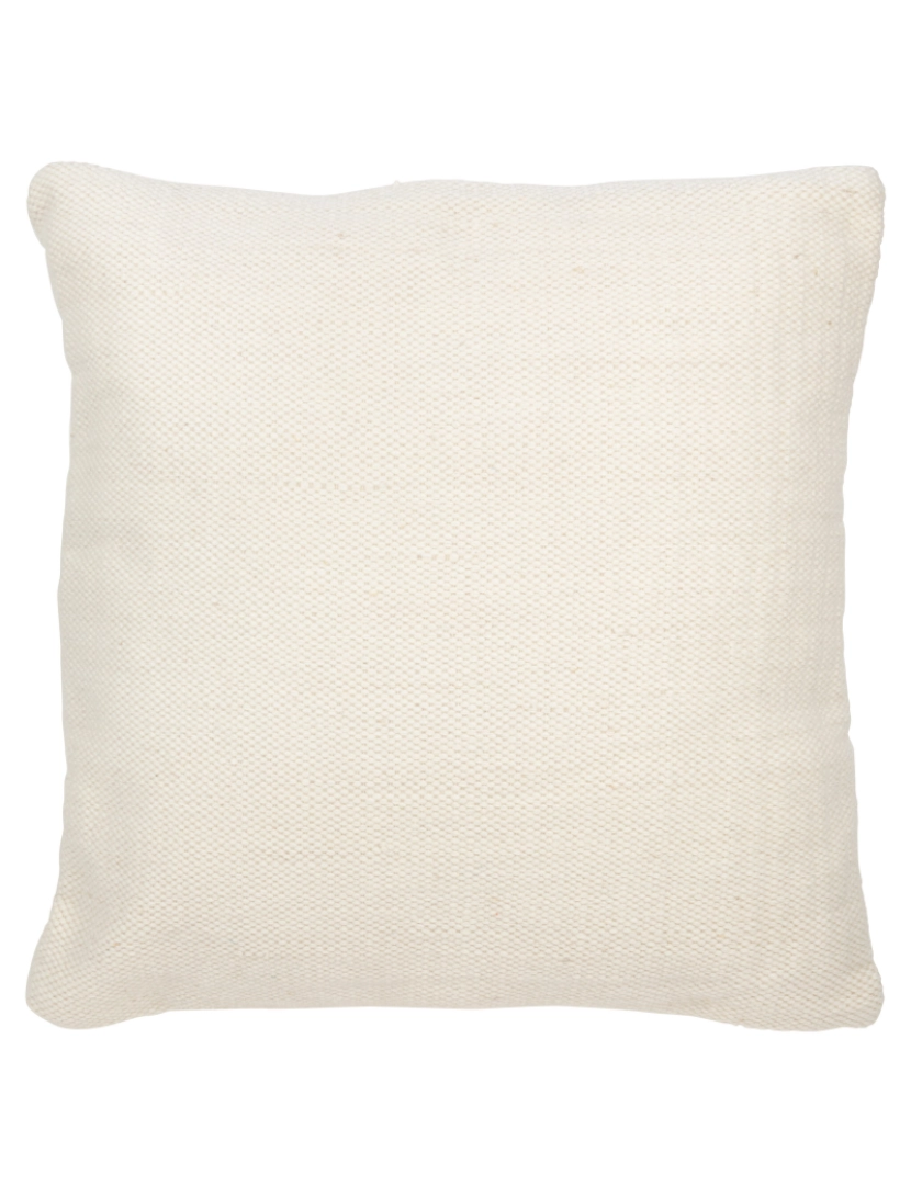 J-Line - Creme de lã tecido de almofada de J-Line grande