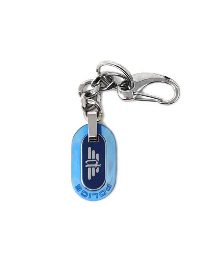 Police - Porta-chaves Homem Azul