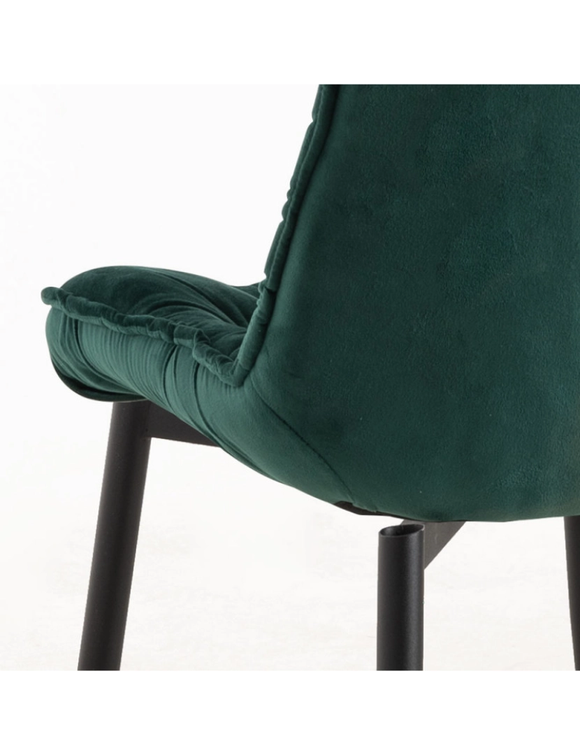 imagem de Pack 2 Cadeiras Miska Veludo - Verde4