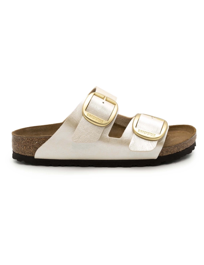 imagem de Birkenstock Arizona Bigbuckle Pérola Chinelos Branco1