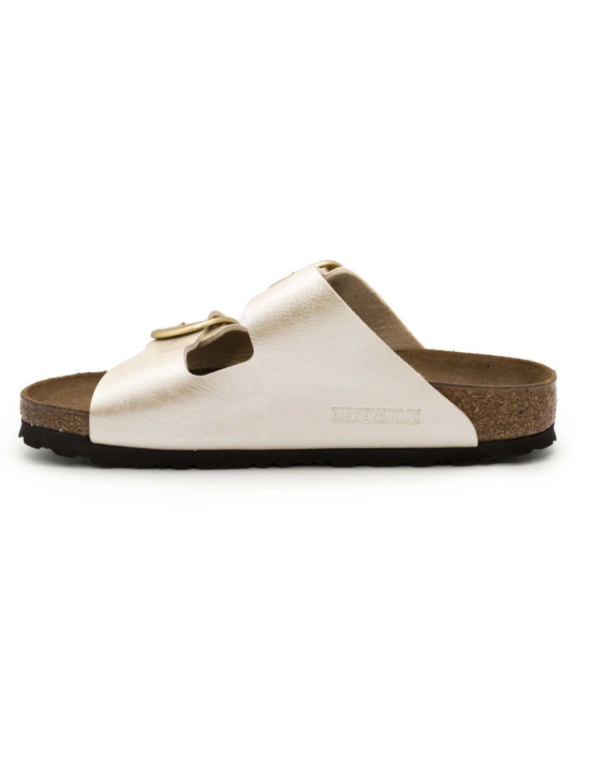 imagem de Birkenstock Arizona Bigbuckle Pérola Chinelos Branco2