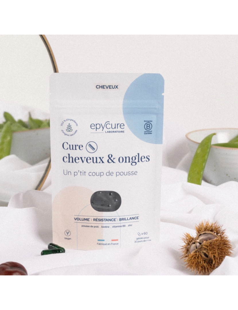 Epycure - Cabelo e unhas essenciais Cure - Anti-Chute & Push Action - Epycure