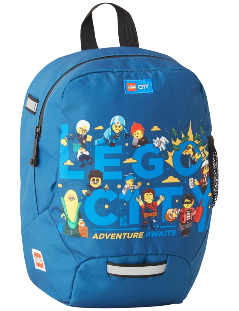 imagem de Lego City aguarda mochila, mochila azul1