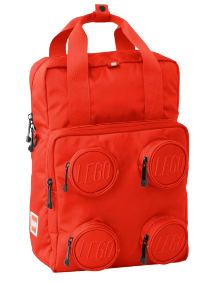 Lego - Mochila Lego Brick 2X2, Mochila vermelha