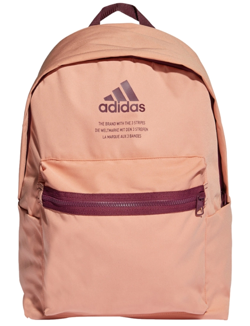 Adidas Performance - Mochila de tecido de sarja clássica de Adidas, mochila de laranja