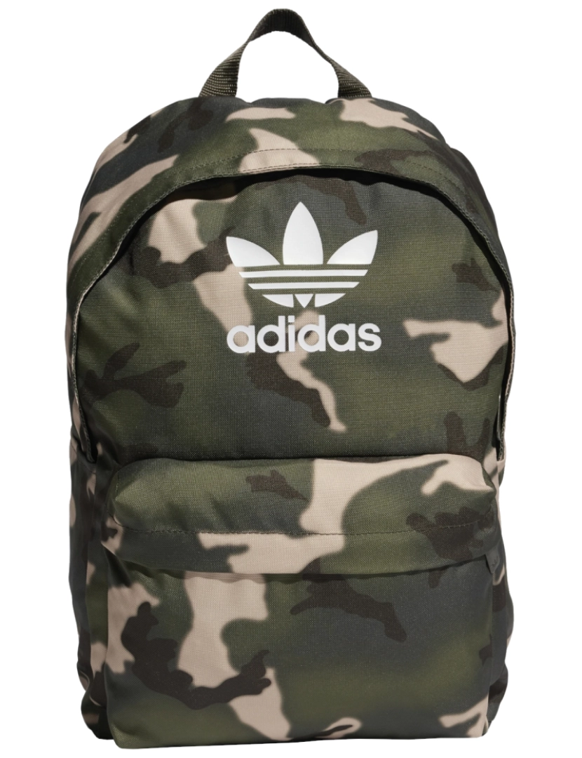 Adidas Originals - Mochila clássica Adidas Camo, Mochila Verde