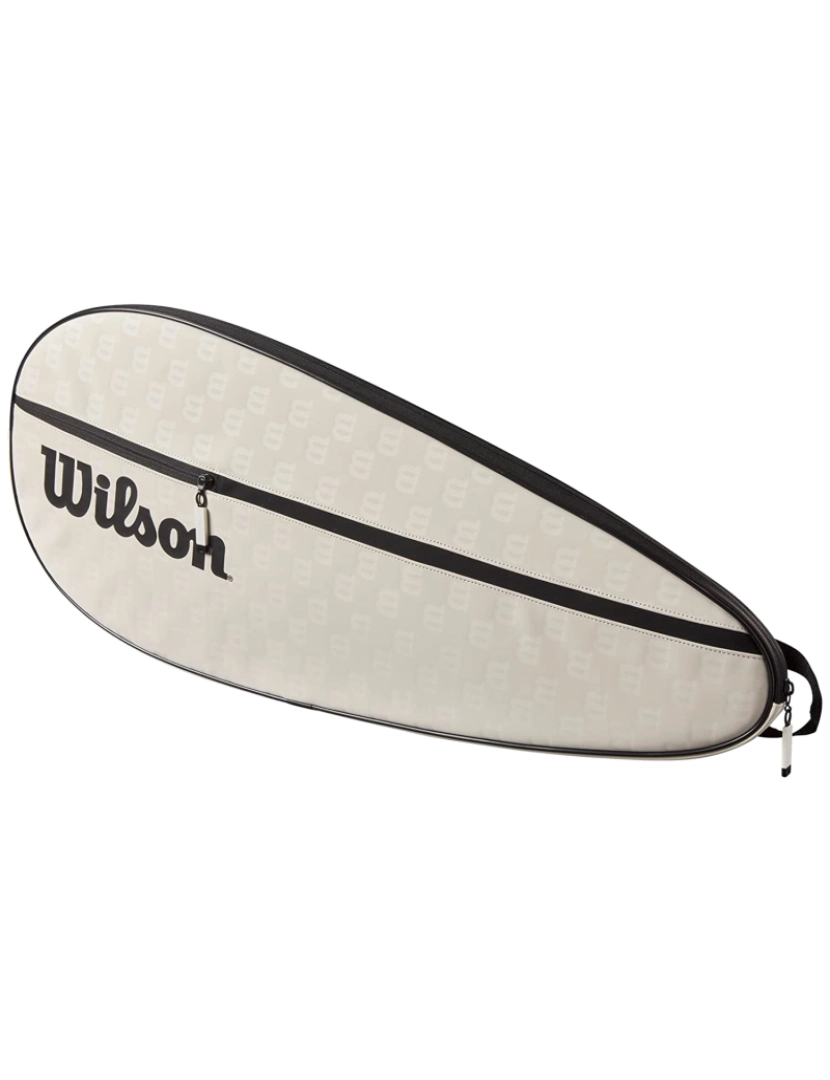 Wilson - Tampa de tênis Wilson Premium, saco bege