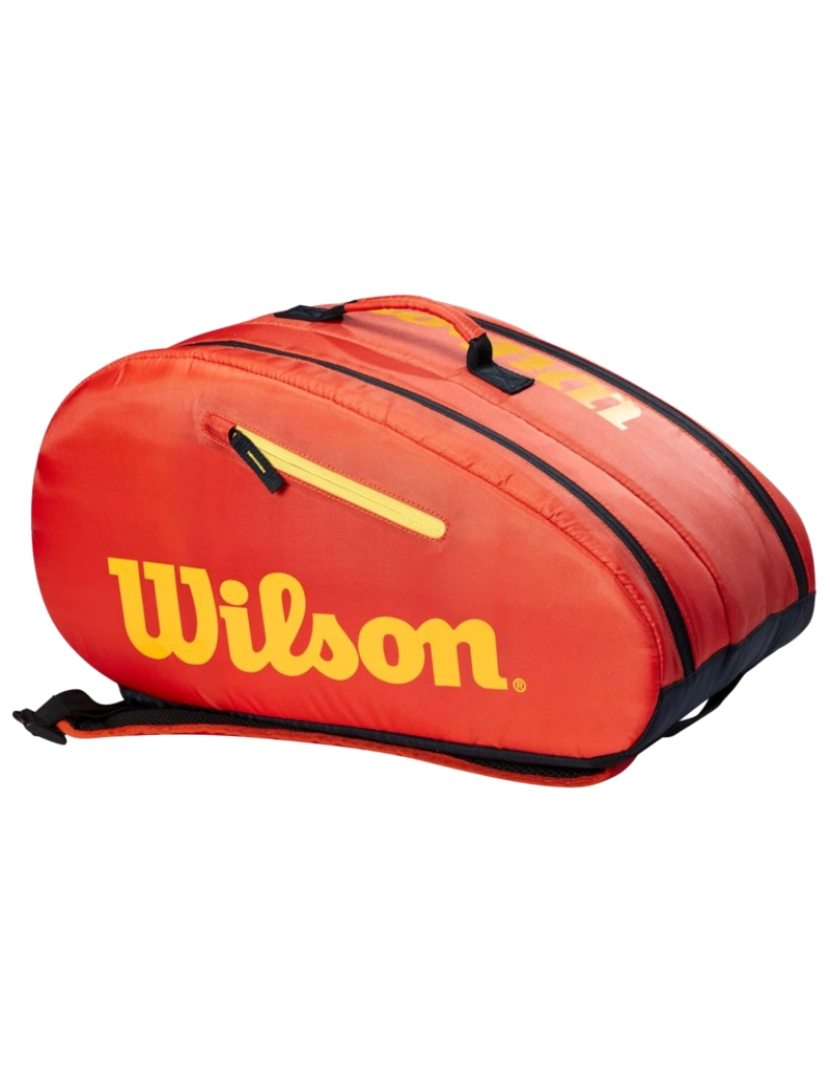 imagem de Wilson Padel Racquet Junior Bag, saco de laranja, mochila2