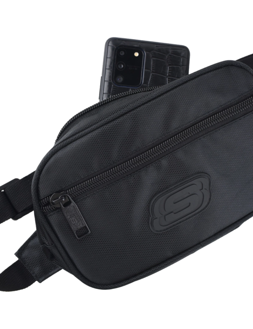 imagem de Skechers Valley Waistpack, Bolsa de cintura preta2