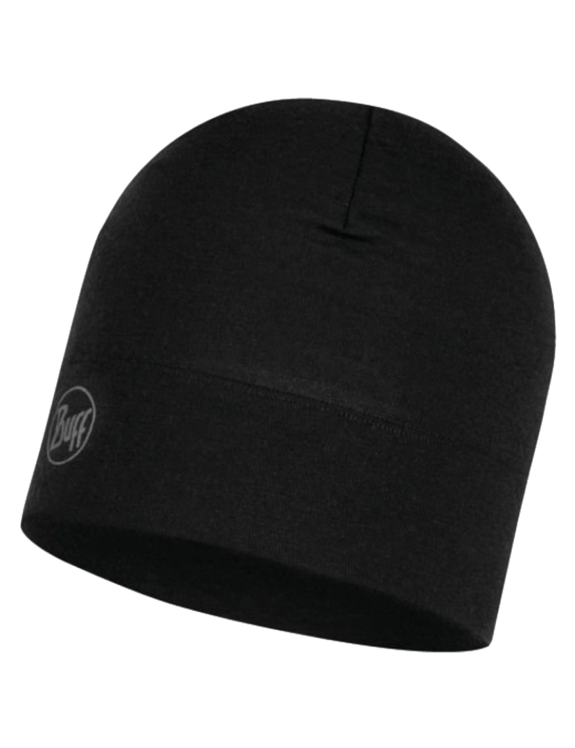 Buff - Buff Merino Médio Beanie, Black Beannie