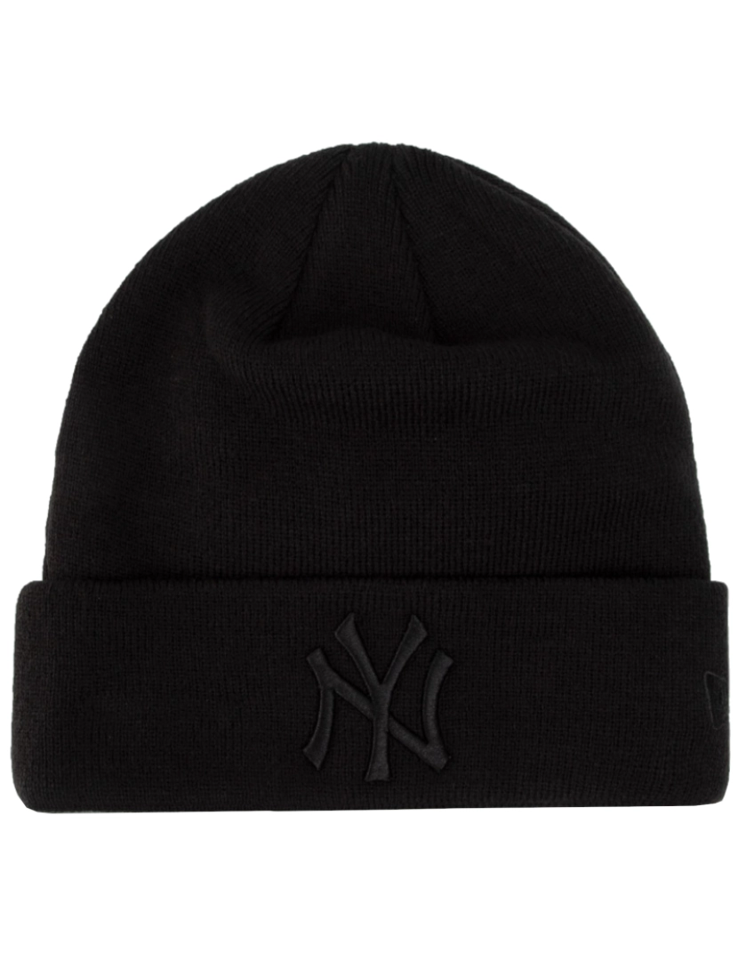 imagem de New Era New York Yankees Cuff Hat, Black Beannie1