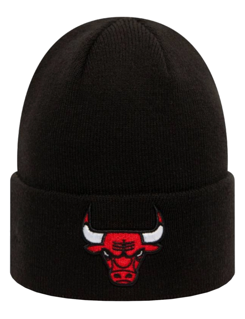 imagem de New Era Chicago Bulls Cuff Hat, Black Beannie1