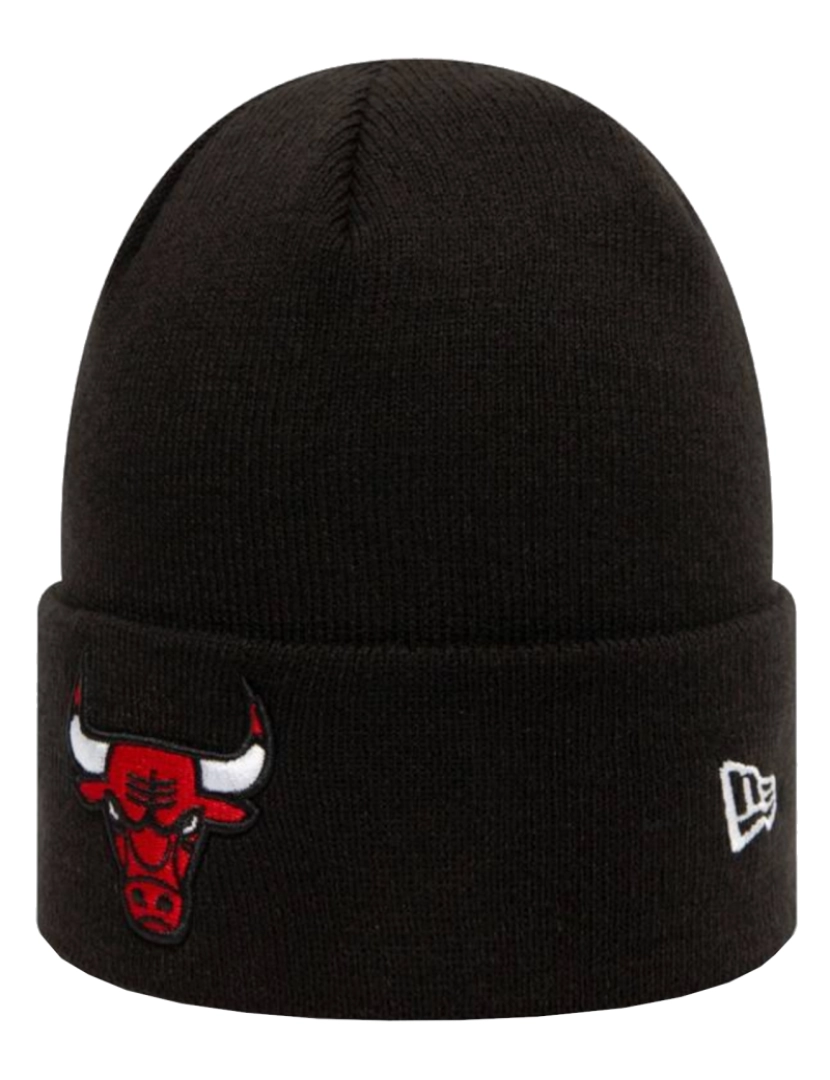 imagem de New Era Chicago Bulls Cuff Hat, Black Beannie2