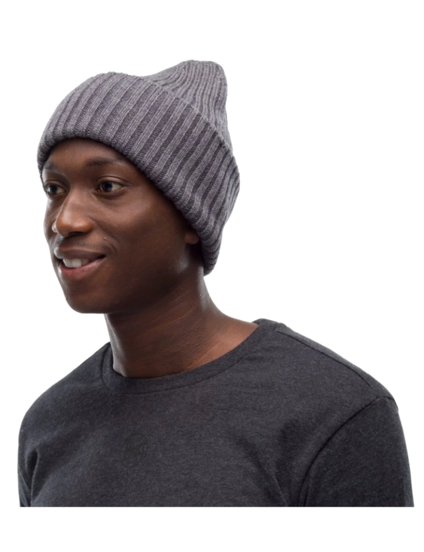 imagem de Buff Ervin Merino Chapéu Beanie, Grey Beannie2