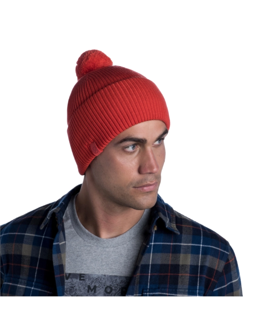 imagem de Buff Tim Merino Chapéu Beanie, Red Beannie3