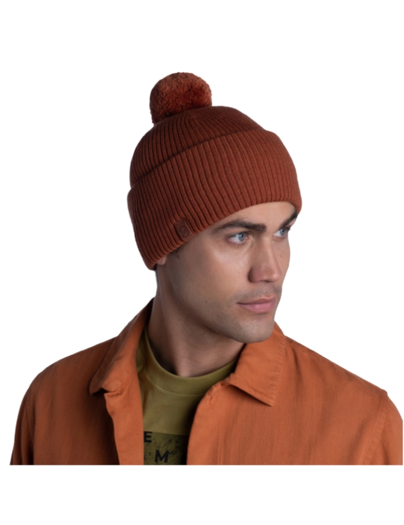 imagem de Buff Tim Merino Chapéu Beanie, Orange Beannie2