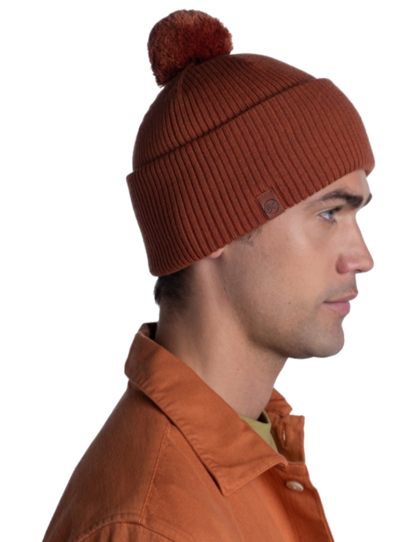 imagem de Buff Tim Merino Chapéu Beanie, Orange Beannie3