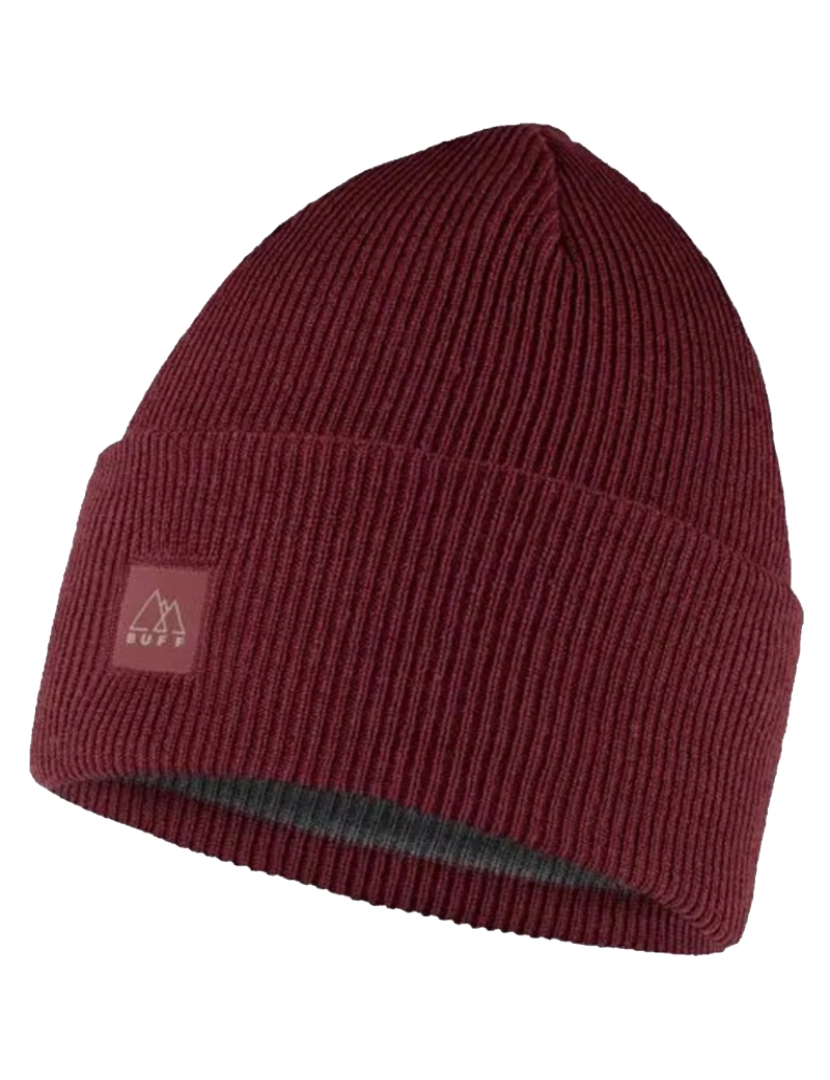 imagem de Buff Crossknit Beanie, Burgundy Beannie1