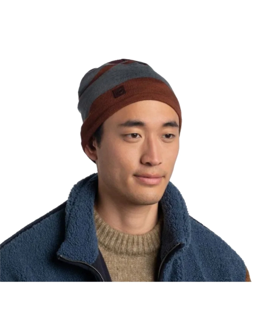 imagem de Buff Merino Move Beanie, Grey Beannie2