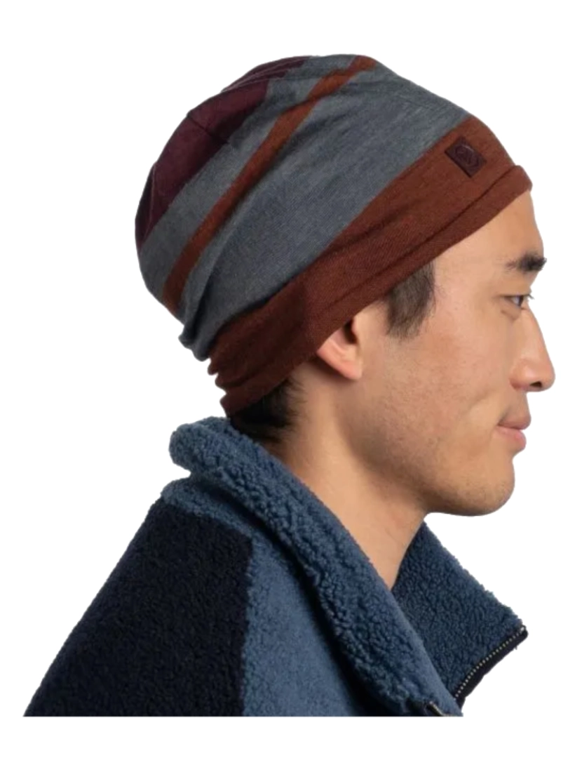 imagem de Buff Merino Move Beanie, Grey Beannie3