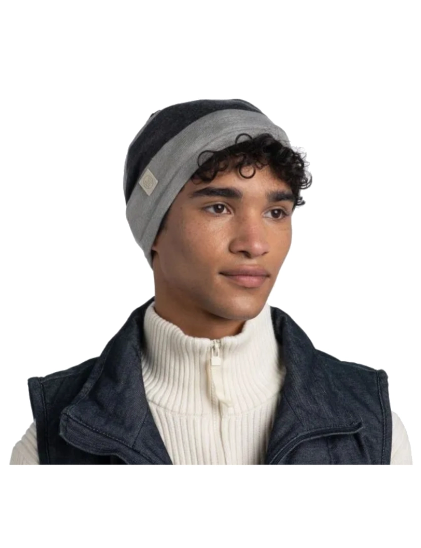 imagem de Buff Merino Move Beanie, Grey Beannie2