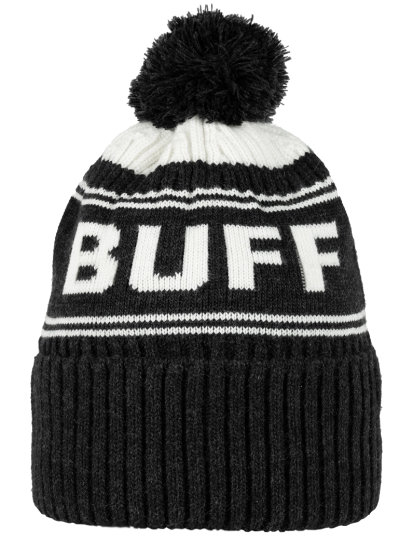 Buff - Buff Knitted Fleece Chapéu Beanie, Black Beannie