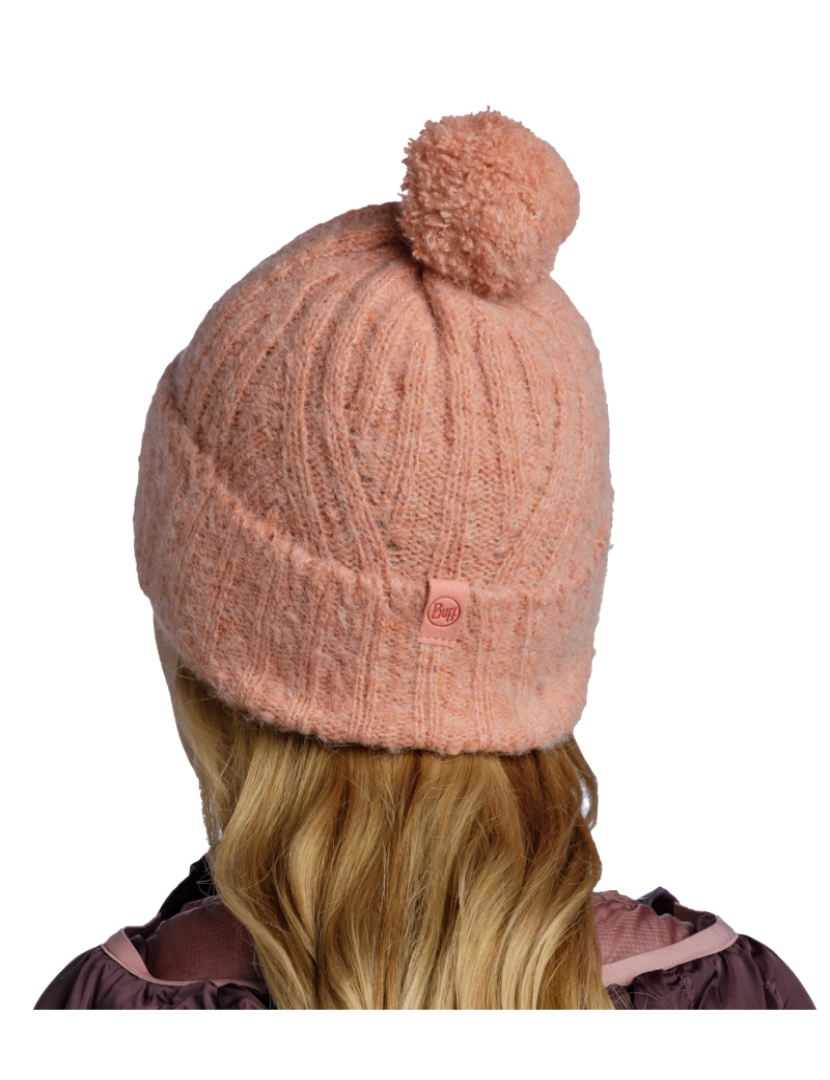 imagem de Buff Nerla tricô chapéu Beanie, Red Beannie4