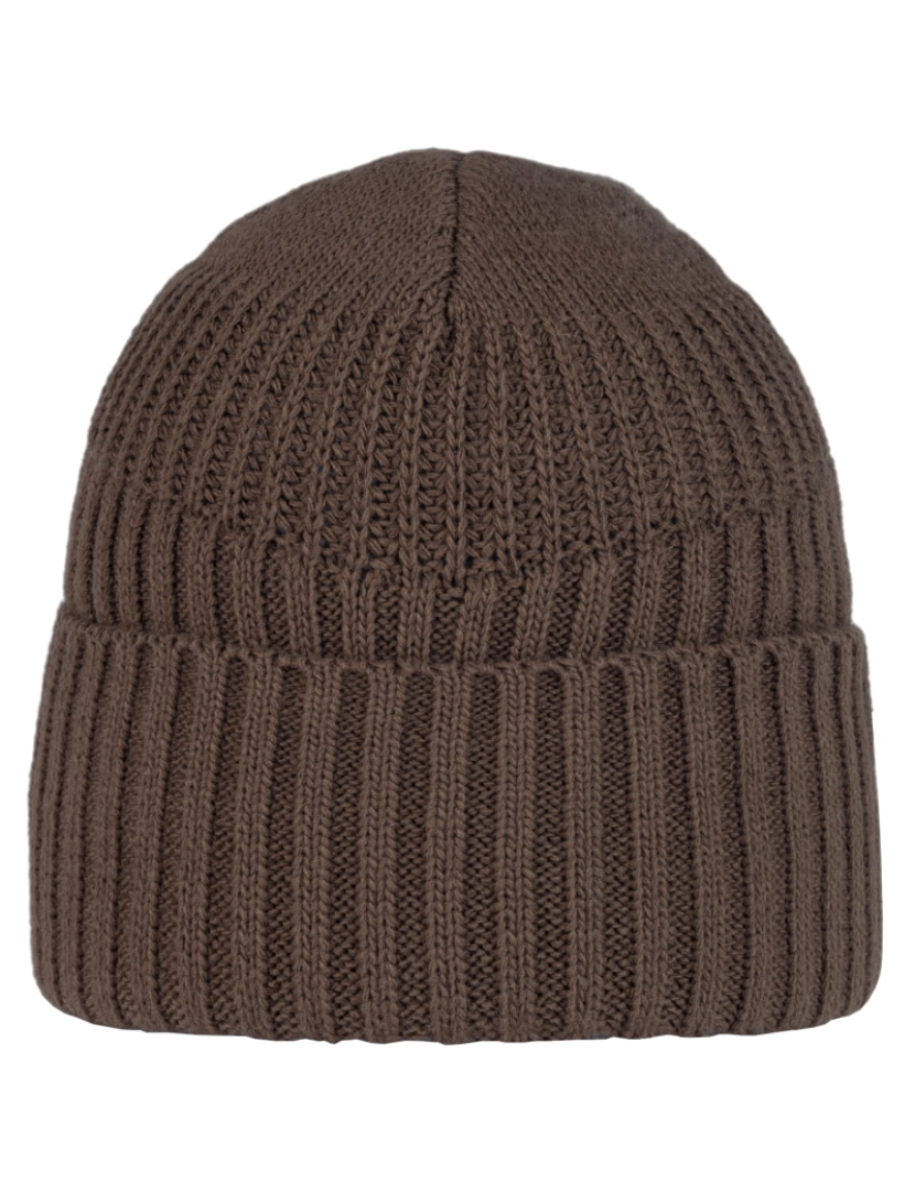 imagem de Buff Knitted Fleece Hat Beanie, Brown Beannie1