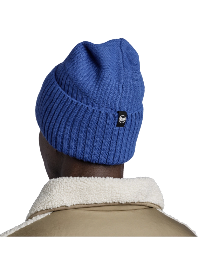 imagem de Buff chapéu de lã de malha Beanie, Blue Beannie3