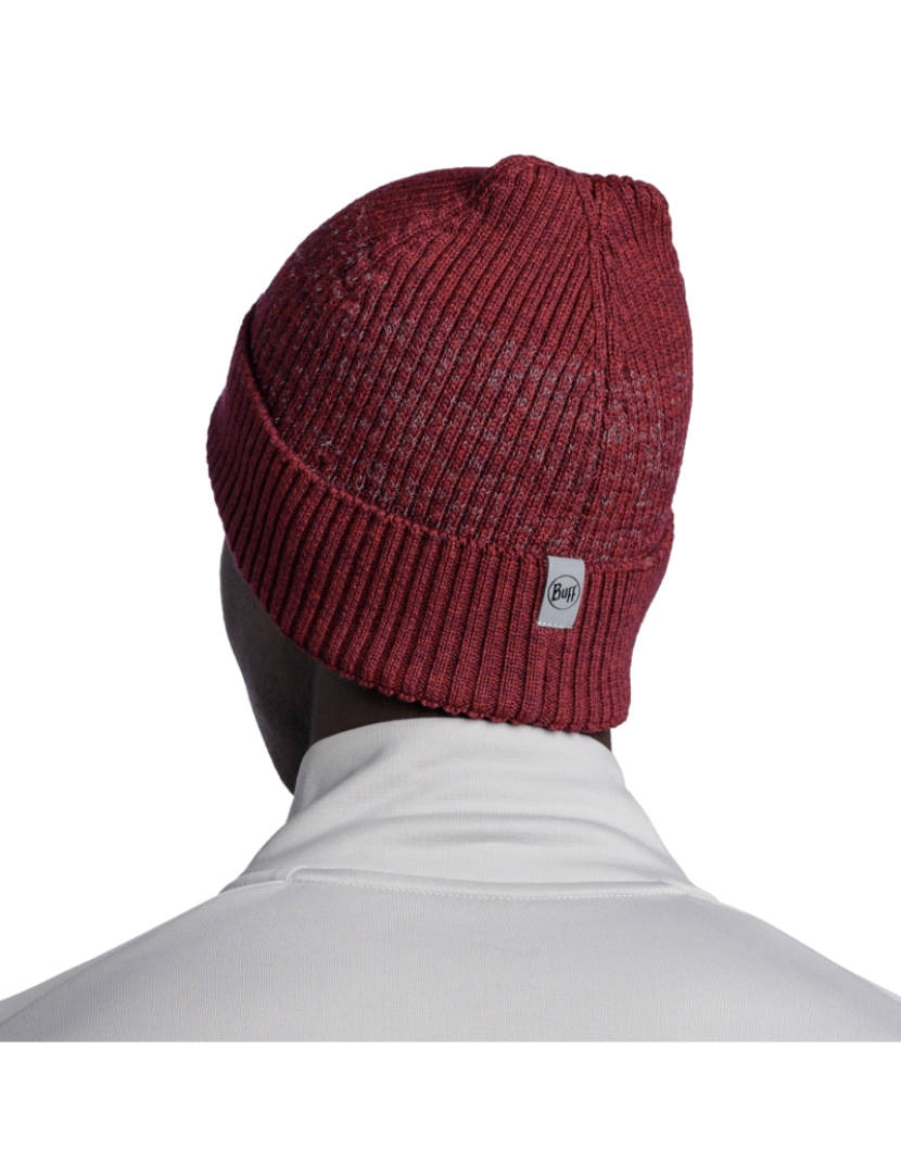 imagem de Buff Merino Active Hat Beanie, Burgundy Beannie4