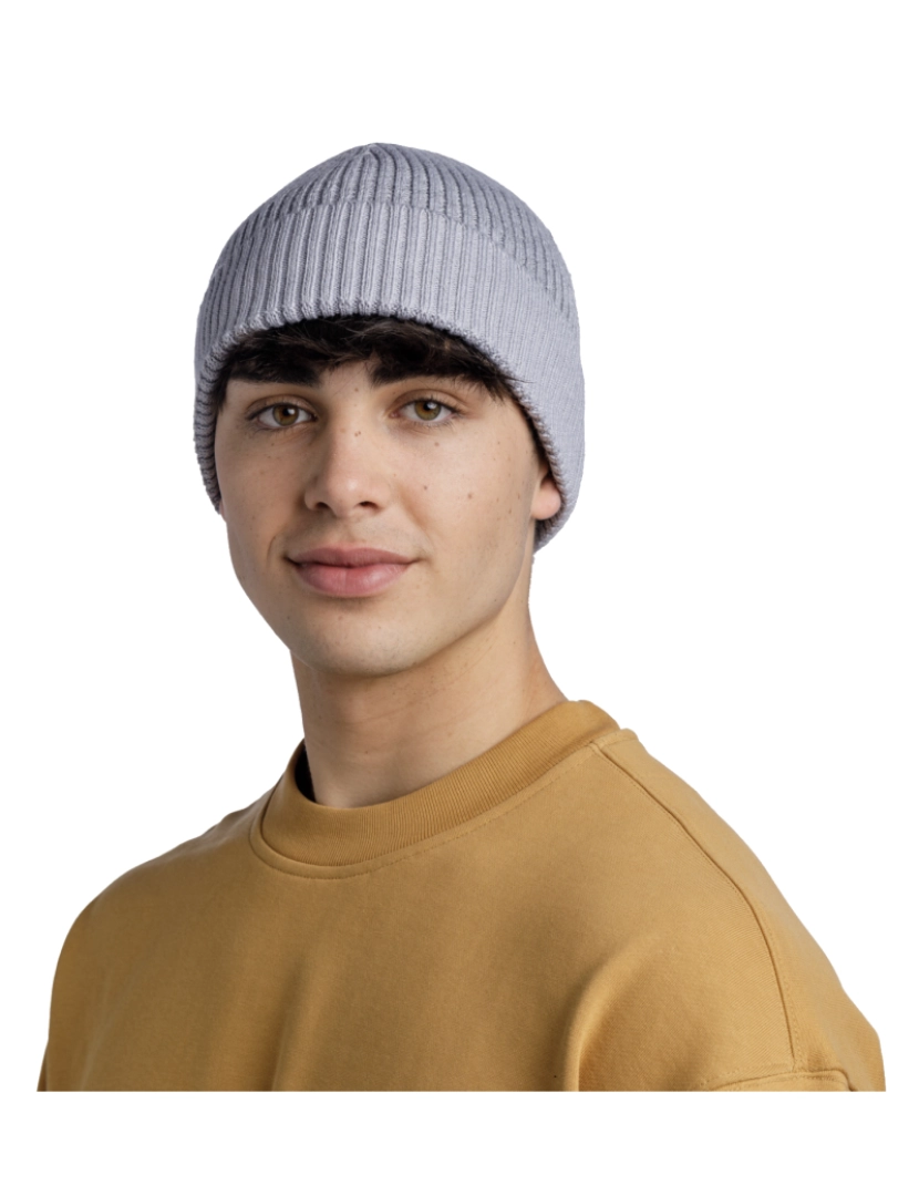 imagem de Buff Merino Active Hat Beanie, Grey Beannie3