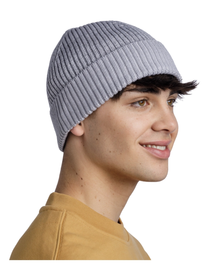 imagem de Buff Merino Active Hat Beanie, Grey Beannie4